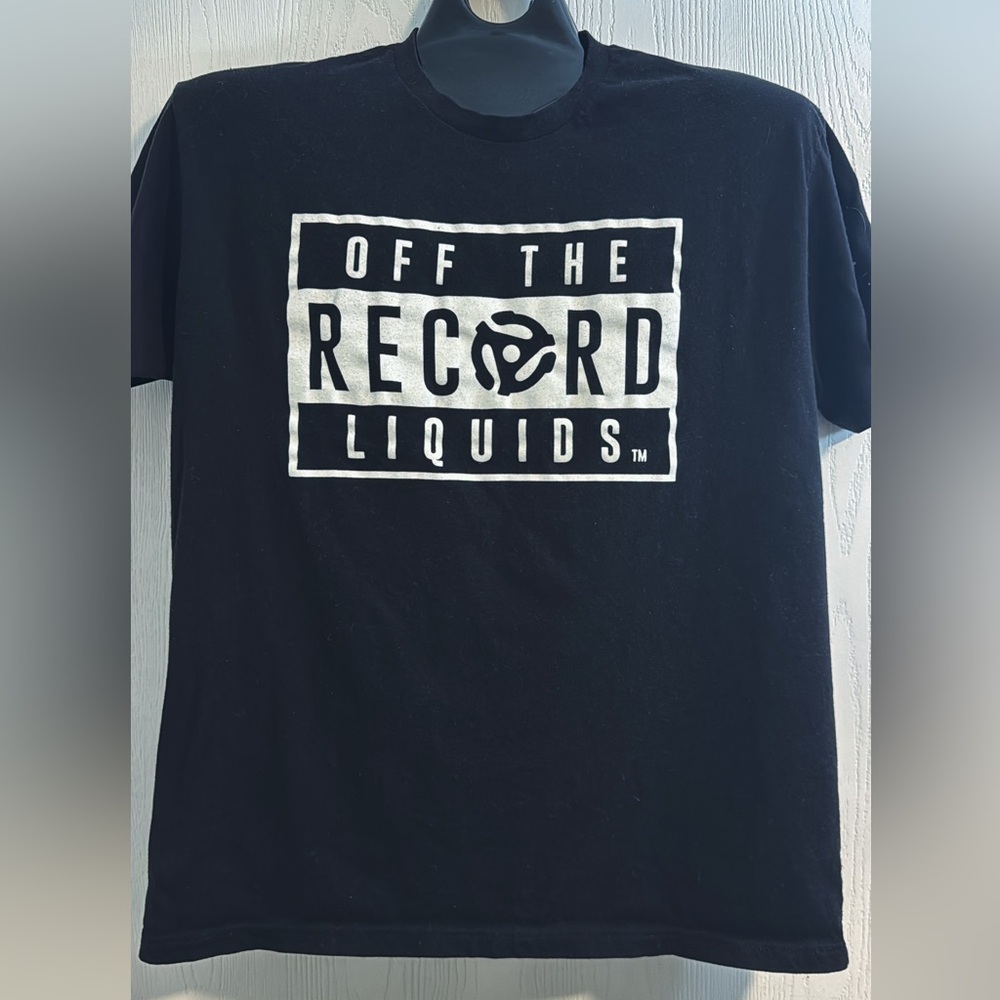 Next Level Apparel Black Short Sleeve Tee with Bold Graphic